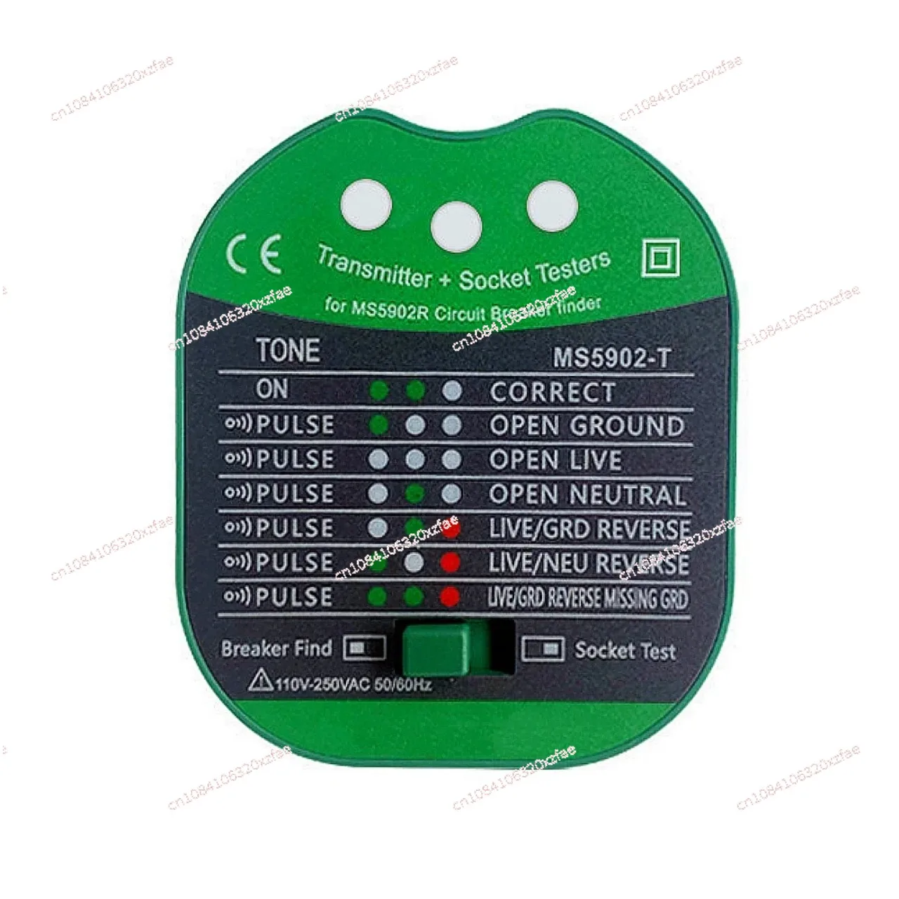 Rilevatore di fusibili a cortocircuito a filo Zero/estintore a linea antincendio AC110V-250V MS5902R Tester automatico per interruttori automatici