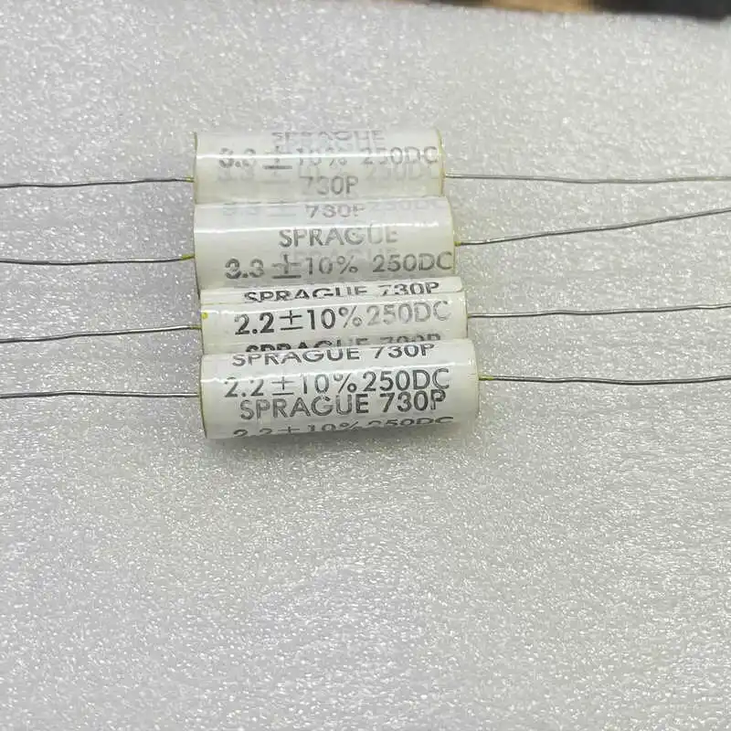 2PCS/LOT SPRAGUE  3.3uf MKP  730P Copper Foot Audio Coupling Capacitor