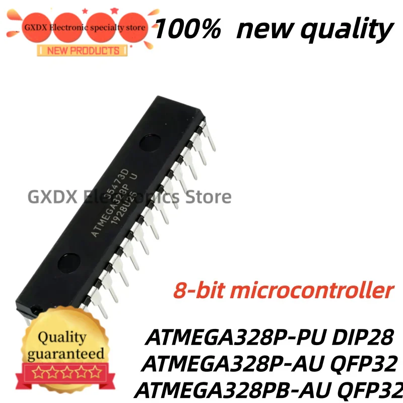 1pcs 100% New Quality ATMEGA328P-PU MEGA328P-PU ATMEGA328P-AU MEGA328P-AU ATMEGA328PB-AU MEGA328P MEGA328PB QFP32 DIP28