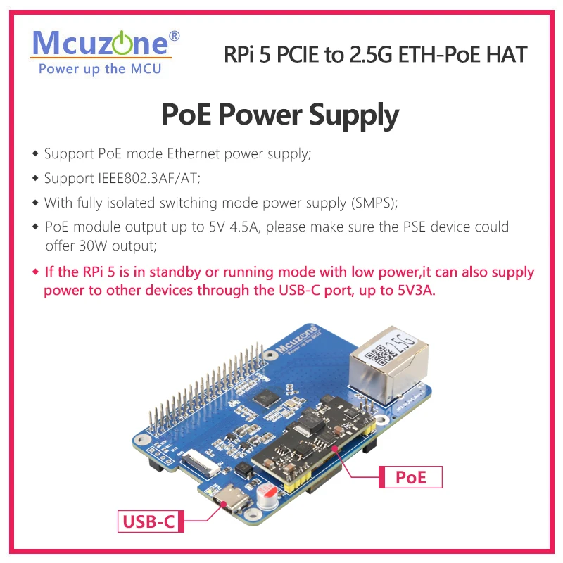 Imagem -02 - Lcd do Poder da Framboesa Pi5 Opta Mp2.5g-poe Posto 2.5g Eth Hat 5v4.5a 091 Dentro