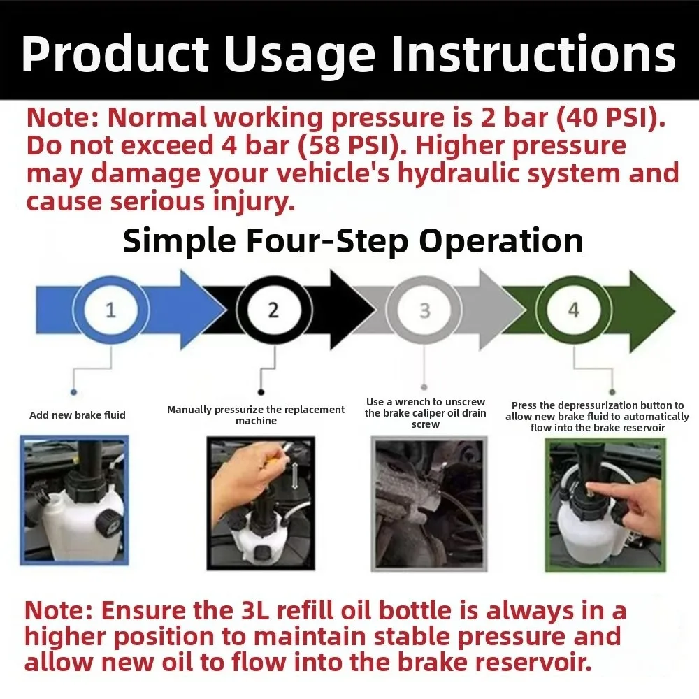 Met Adapters 3L Handmatige Transmissie Vloeistofpomp Druk Pompen Professionele Versnellingsbak Olie Vullen Vulmiddel Bespaar Tijd