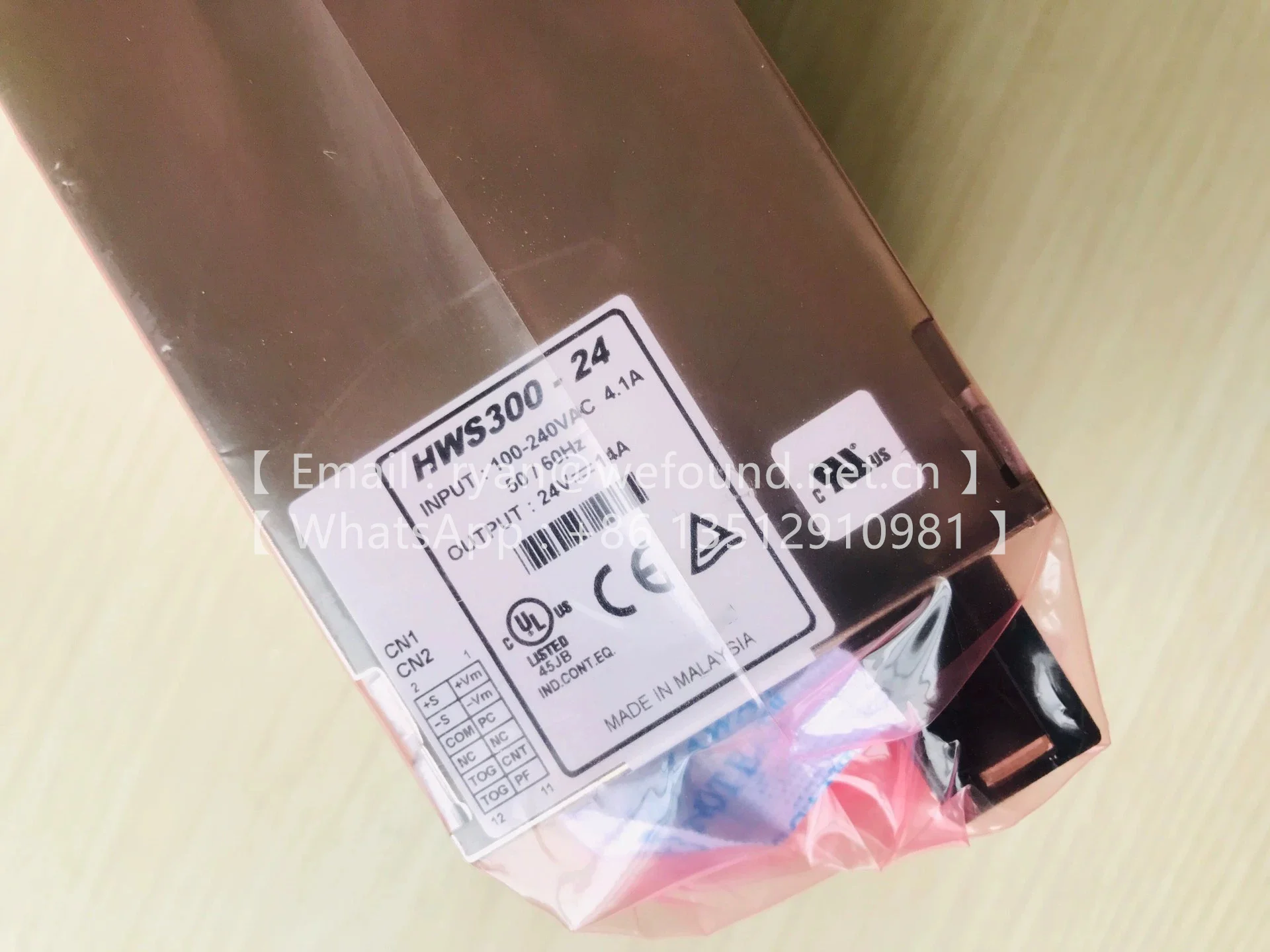 HWS300-24 for TDK-Lambda AC-DC , 100-240VAC  24V 14A 336W