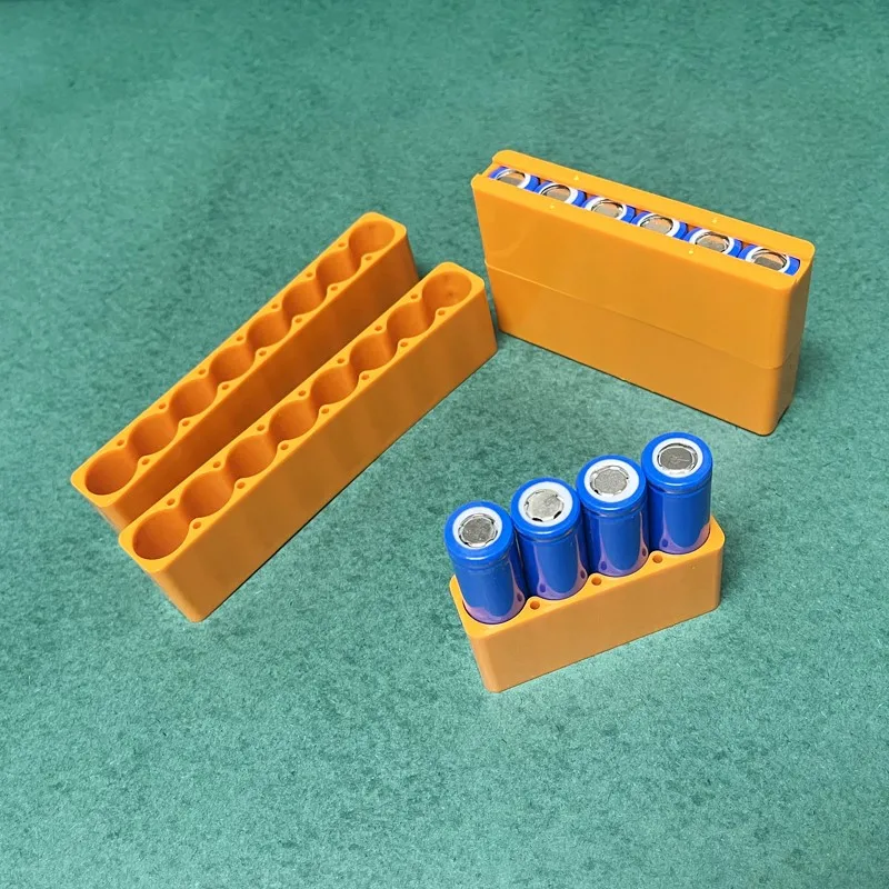 Single-row fixed welding bracket for lithium battery clamp 18650 battery spot welding clamp battery core mold