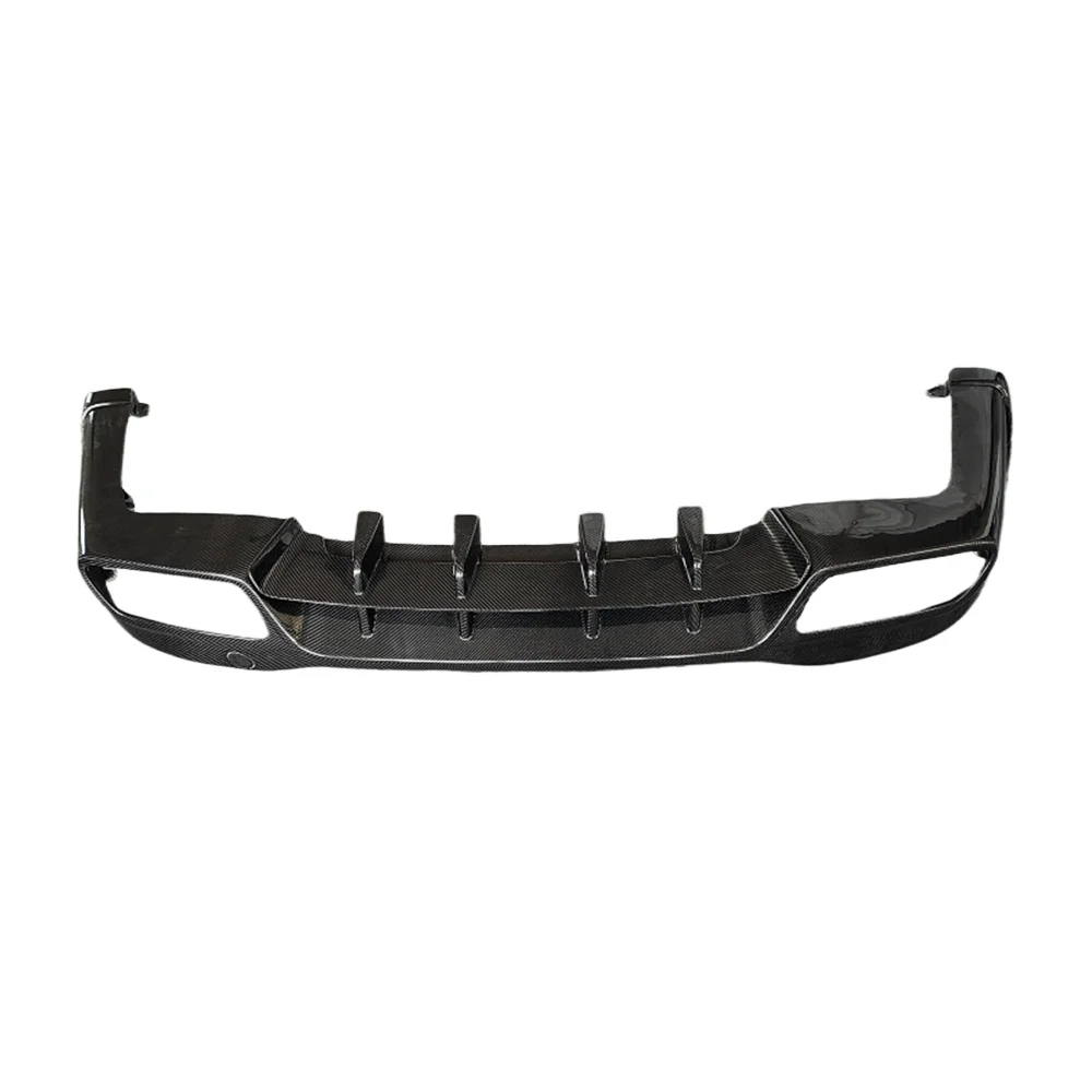 High quality genuine carbon fiber B-style rear diffuser body kit for Mercedes Benz GLC 63 X253