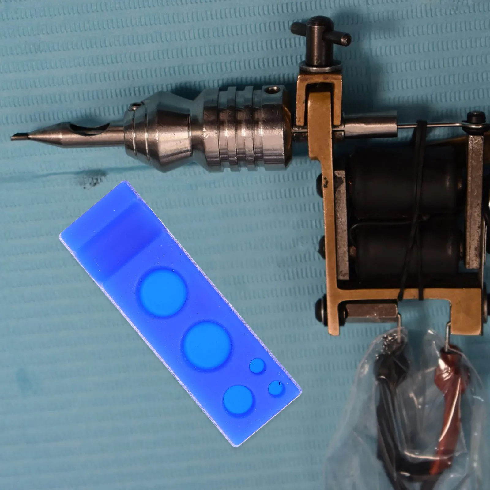 

Держатель для чашки с чернилами для татуировки, силиконовый органайзер для пигментов, легкая прочная подставка для чашки с чернилами для дома, профессиональная татуировка