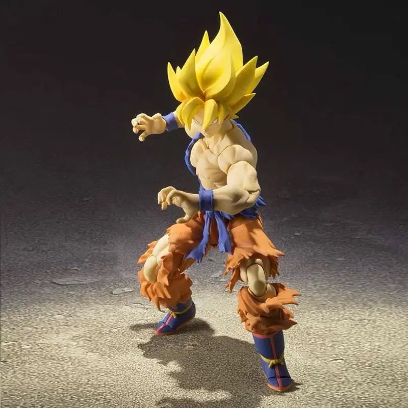 16cm Dragon Ball Super Awakening Son Goku Movable Action Figure Shf Anime Super Saiyan Kakarotto Toys Model  Xmas Gifts