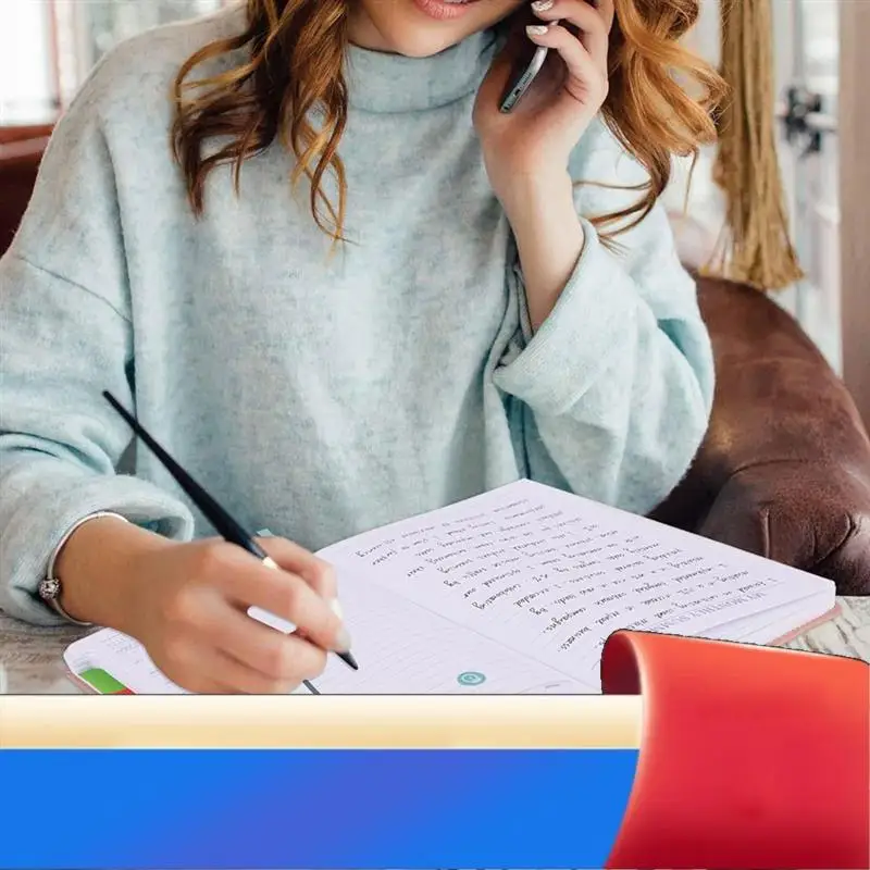 2024-2025 Planner With Practical Stickers, Undated Daily Weekly Organizer,Leather Cover With Card Storages&Paper Pocket-X62A