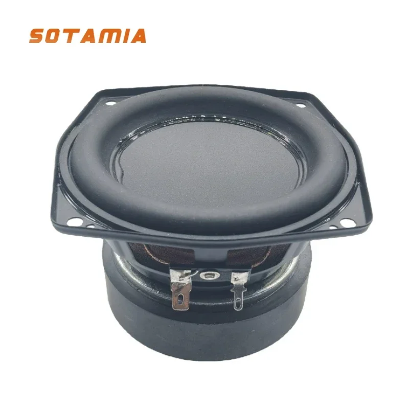 SOTAMIA 1Pcs 4 Inch Subwoofer Audio Speaker 4 Ohm 40W Super Bass HIFI Speaker Rubber Sound Music Home Theater for JBL BOOMBOX2