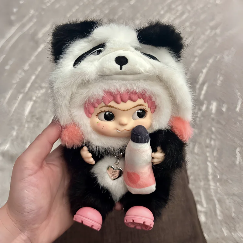 100% Genuine Wakuku Complete Series Hanging Card Cool Leopard Cool King Rebellious Hanging Card Vinyl Face Doll Cute Hanging Ba