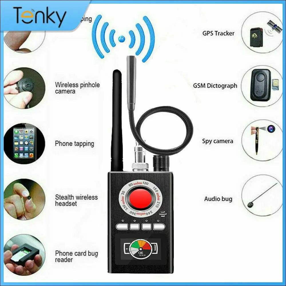 K88 Wireless Rf Signal Detector Automatic Detection Ai Standby Camera Infrared Scanner Multiple Functions Portable Durable