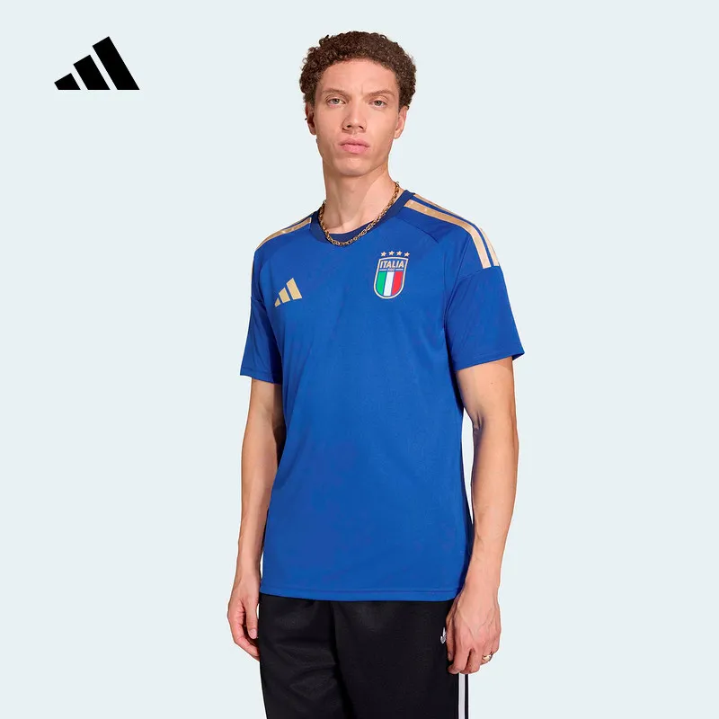 

Adidas Adidas Italy Cheer Version Home Football Slim Short-sleeved Jersey JY7588