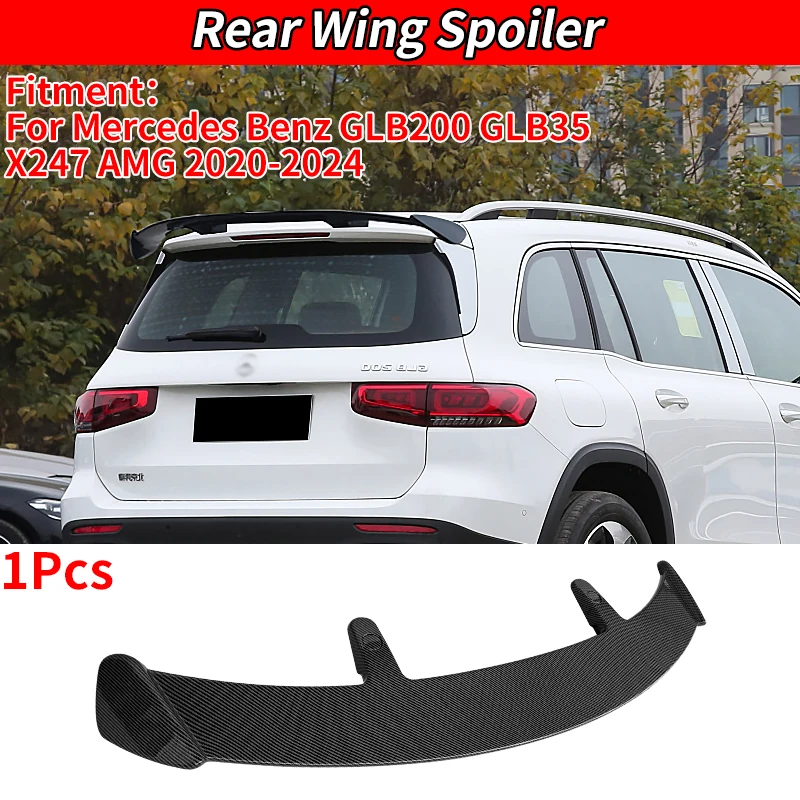 

Rear Trunk Roof Wing For Mercedes Benz GLB200 GLB35 X247 2020-2024 2022 SUV Car Tail Wing Decoration Car Accessories Tuning