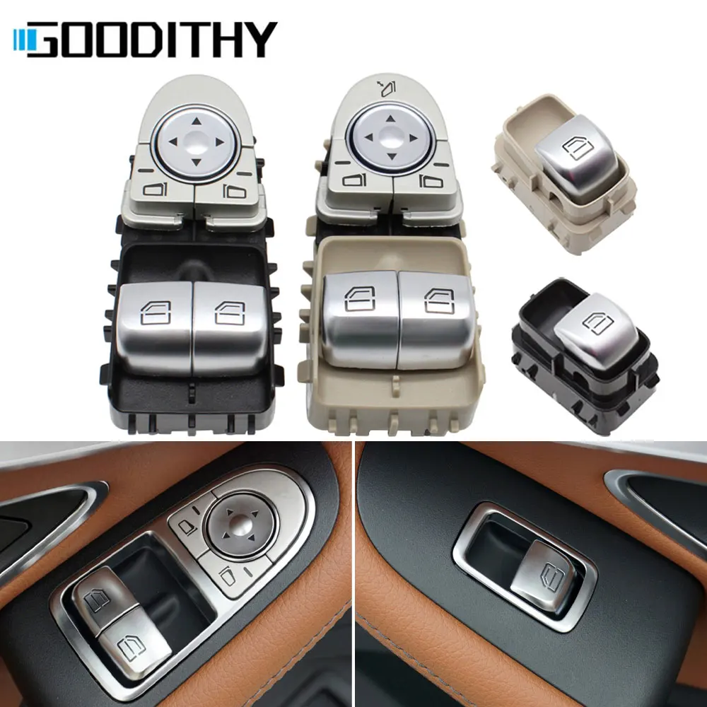 LHD RHD Car Master Power Electric Window Lift Switch Button For Mercedes BENZ C Class W205 Coupe Vito W447 2015-2021 2059050302