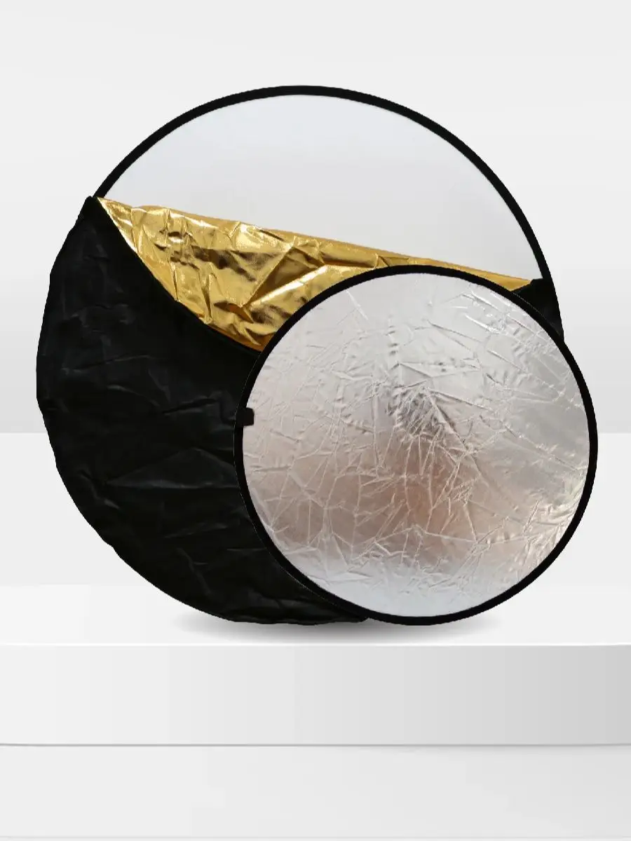 عاكس تصوير دائري قابل للطي ، ناشر ضوء خارجي ، قرص متعدد مع حقيبة حمل ، استوديو تصوير ، 2 في 1 ، 30 ، 60 ، 80 ،! #2