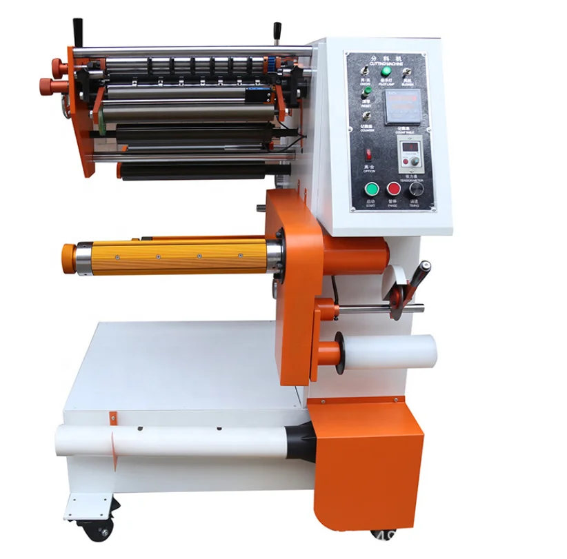 High-Precision Vertical Adhesive Tape Slitting Machine for BOPP PVC Tape Processing Slitter Machine