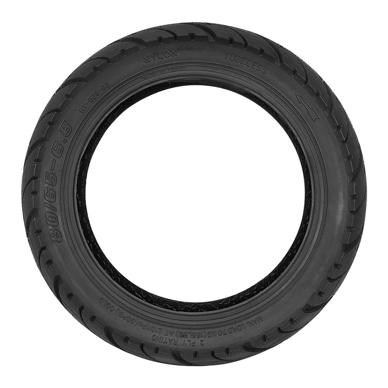 ยางรถสกู๊ตเตอร์ไฟฟ้า Zero 10X ขนาด 10 นิ้ว 80/65-6.5 สำหรับถนนหลวง 255x80 10x3 รุ่น Tire-A68X