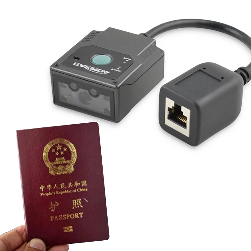 Barcode Scanner Module for Passport Reader, 2D, CMOS, OCR