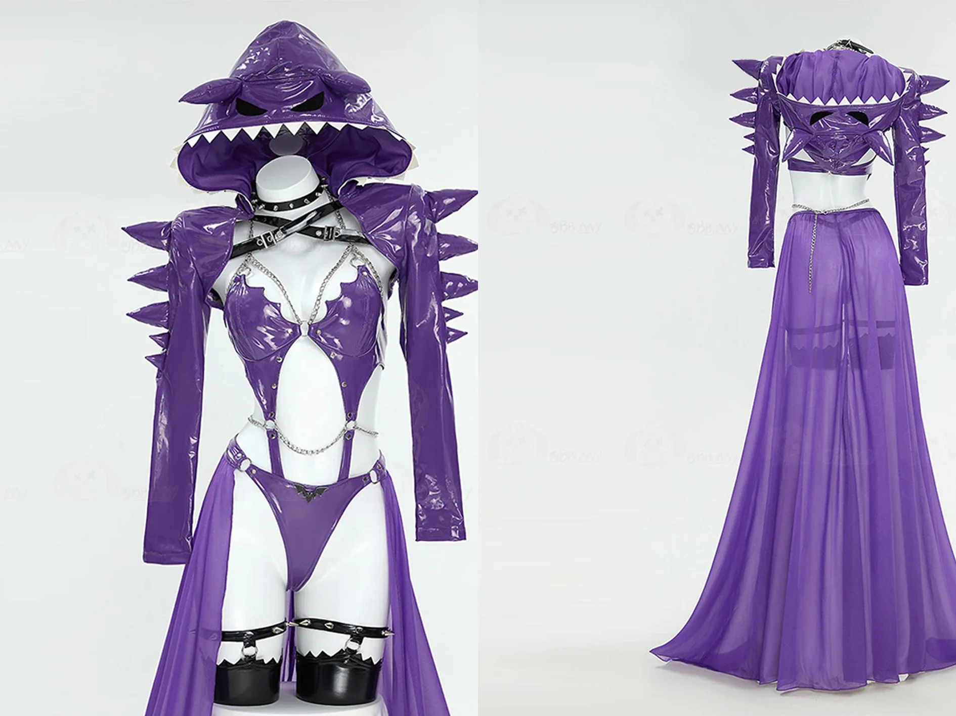 

НОВЫЙ костюм Gengar для косплея на Хэллоуин, Рождественский фестиваль, вечеринка, повседневные модные ролевые костюмы, горячая распродажа