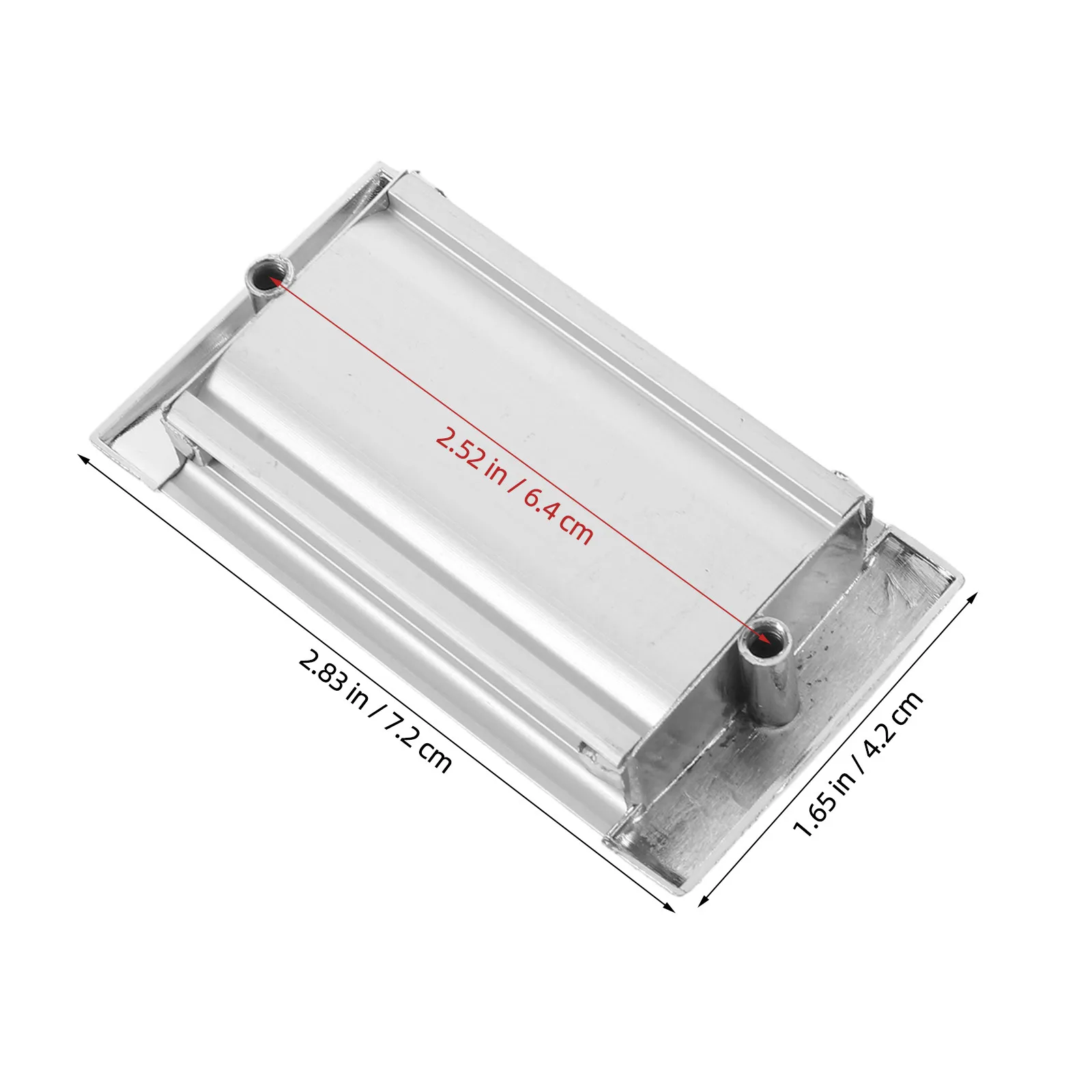 2Pcs Invisible Cabinet Pulls Modern Recessed Handle Aluminum Alloy Flush Hidden Drawer Hardware Sliding Wardrobe Door Bedroom
