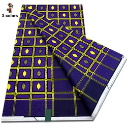 Veritable Wax Guaranteed Real Wax Print Fabric Dutch Loincloth African Fabric 100% Cotton 6 Yards