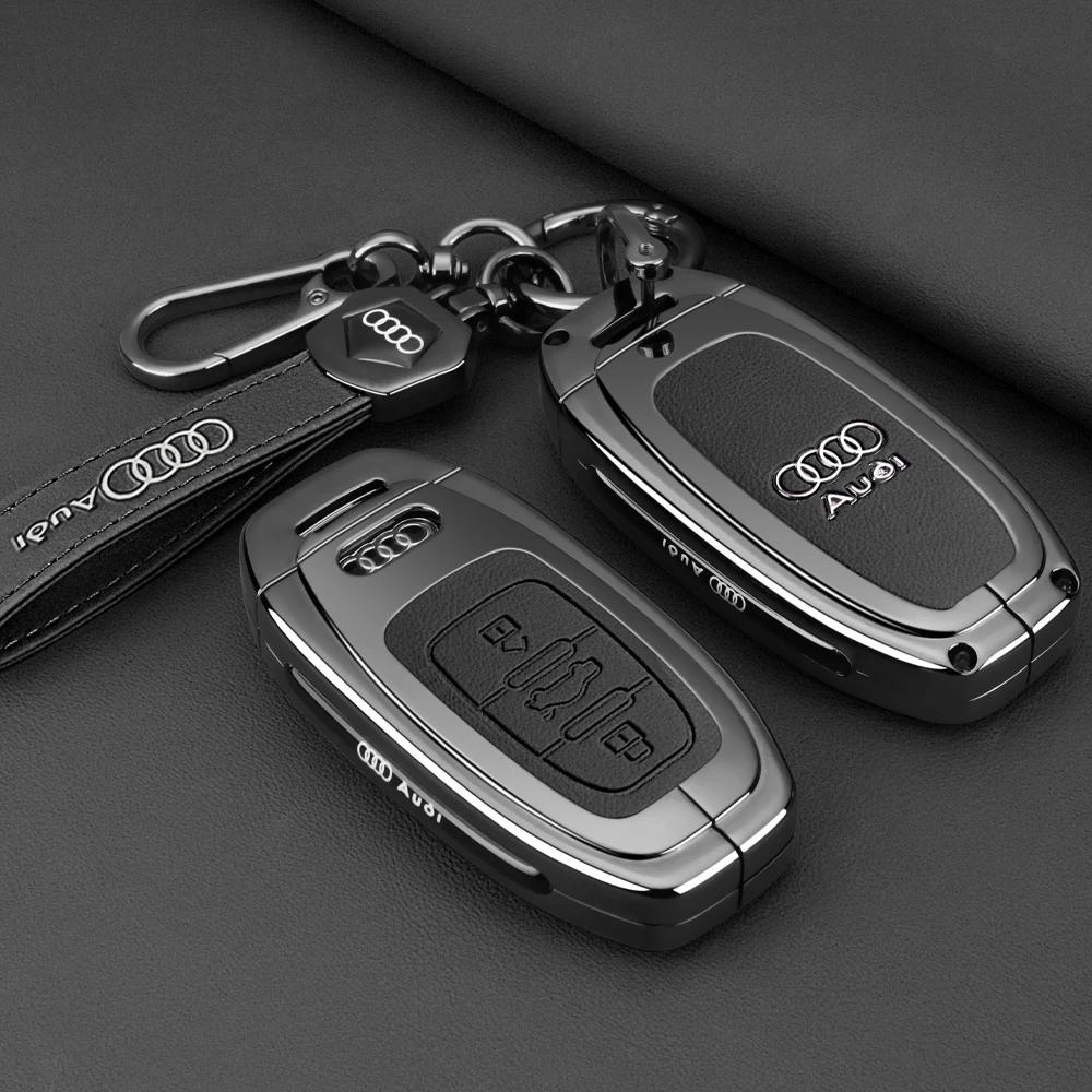 

Leather Car Remote Control Key Case Shell Protective Shell For Audi A1 A3 8V A4 B8 B9 A5 A6 C7 A7 A8 Q3 Q5 Q7 S4 S6 S7 S8 R8 TT