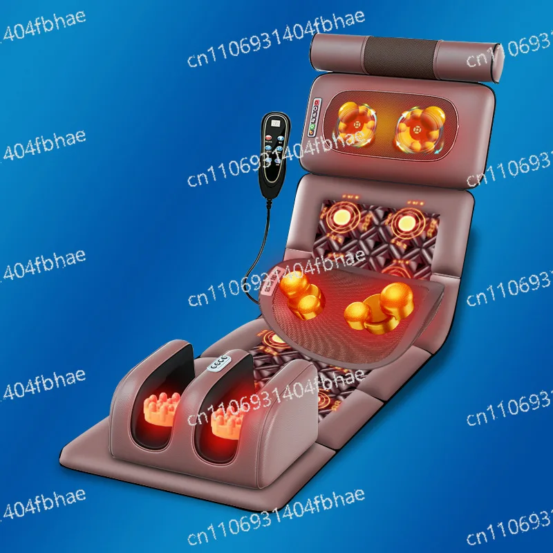 

Массажный коврик для всего тела с функцией подогрева, многофункциональный массажер для шеи, электрическое кресло для снятия боли в спине/шее