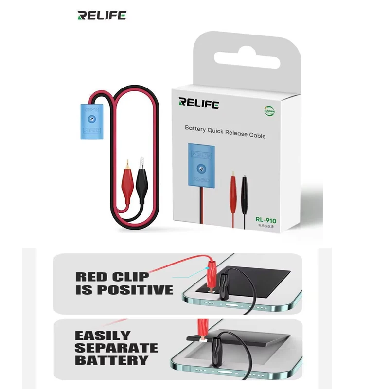 

RELIFE RL-910 Battery Adhesive Quick Release Cable for IPhone 16/16Plus Battery Adhesive Quick Removing Disassembly Repair Tools