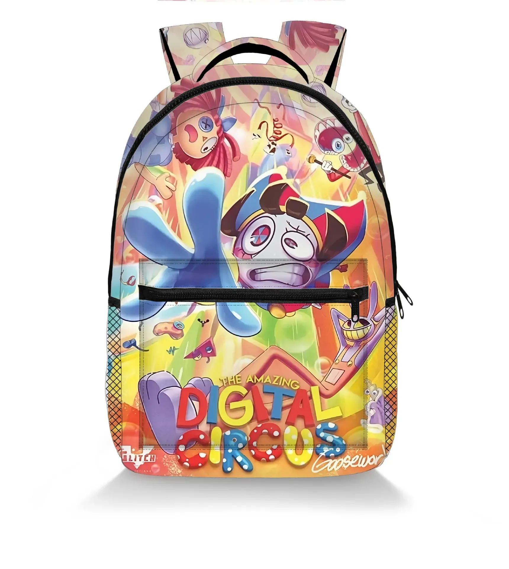 The Amazing Digital Circus Jax Backpack Digital Circus School Backpack Multi Color Digital Anime Circus New Year Christmas Gifts