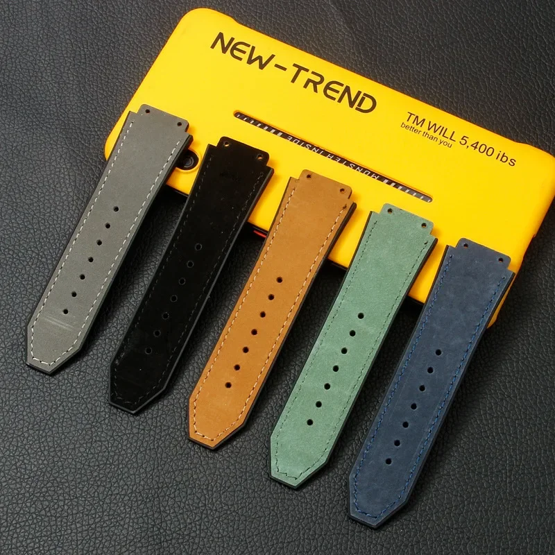 

Для Hublot Yubo Classic Fusion Big Bang выпуклый интерфейс складная пряжка мужской спортивный матовый силиконовый ремешок для часов под кожей