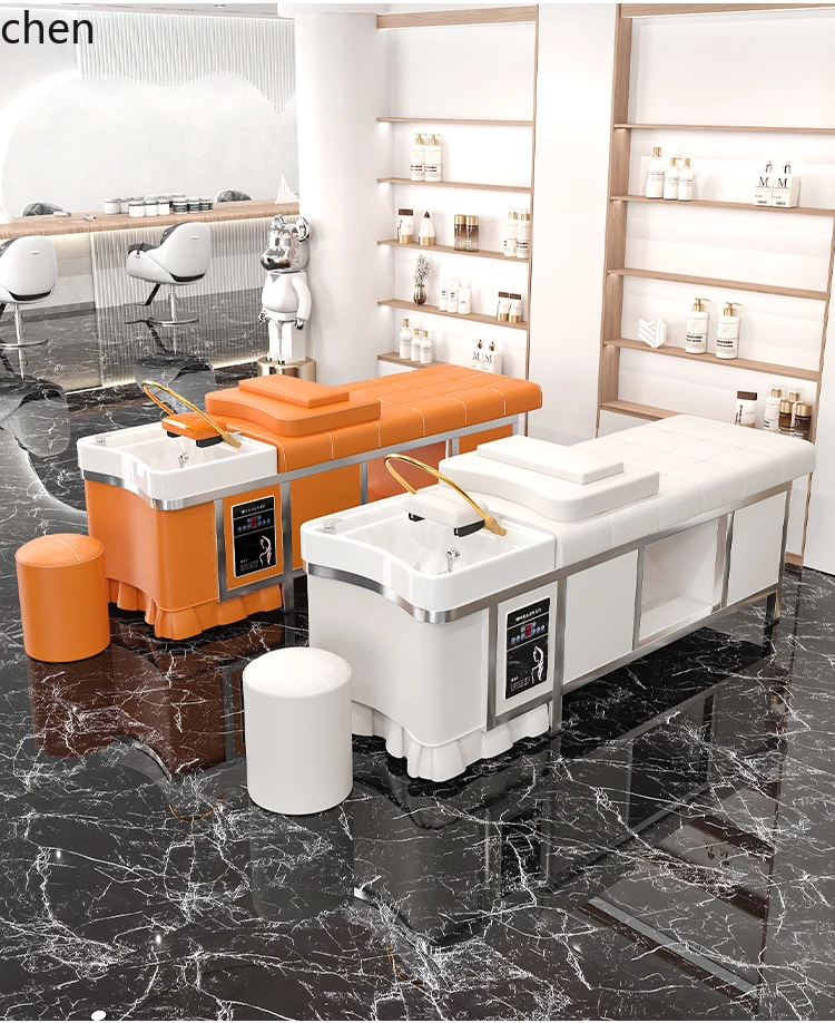 

HYS head treatment bed beauty salon barber shop special water heater fumigation water circulation integrated