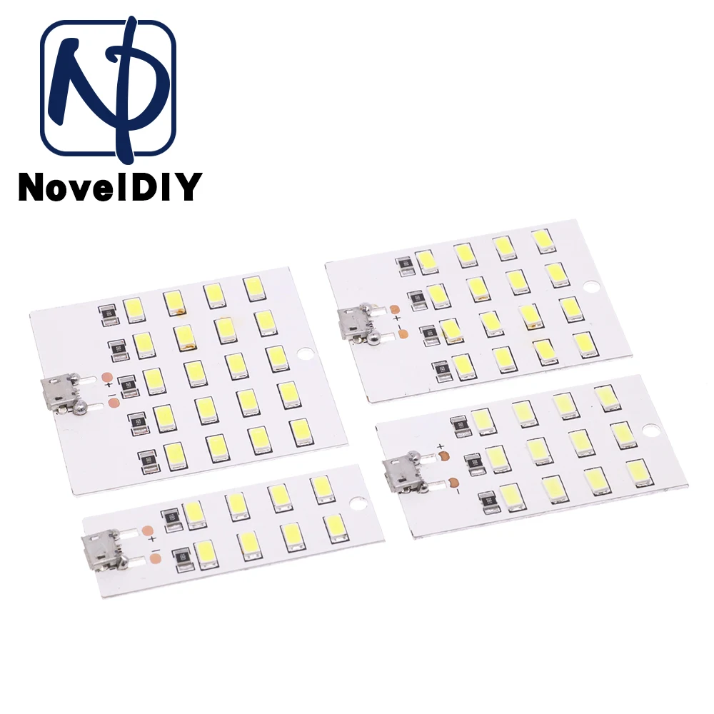 مصباح طوارئ محمول USB ، لوحة إضاءة LED بيضاء ، مصباح USB محمول ، جودة عالية ، SMD ، 5 فولت ، 430mA ~ 470mA