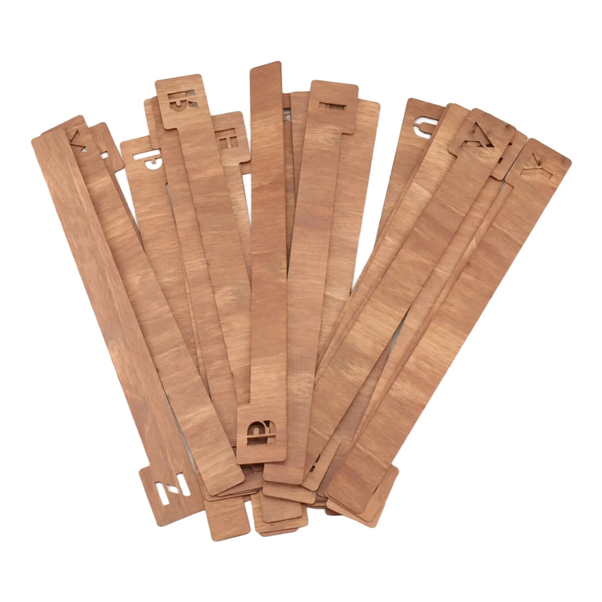 A03V 26 divisores de discos de madera, divisores de almacenamiento de discos de vinilo alfabéticos A-Z, guías organizadoras de soporte de discos