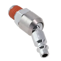 Air Compressor Pneumatic Rotary Un /4NPT US Standard 360 Degree Rotary Joint Air Plug Replacement Pneumatic Rotary Union
