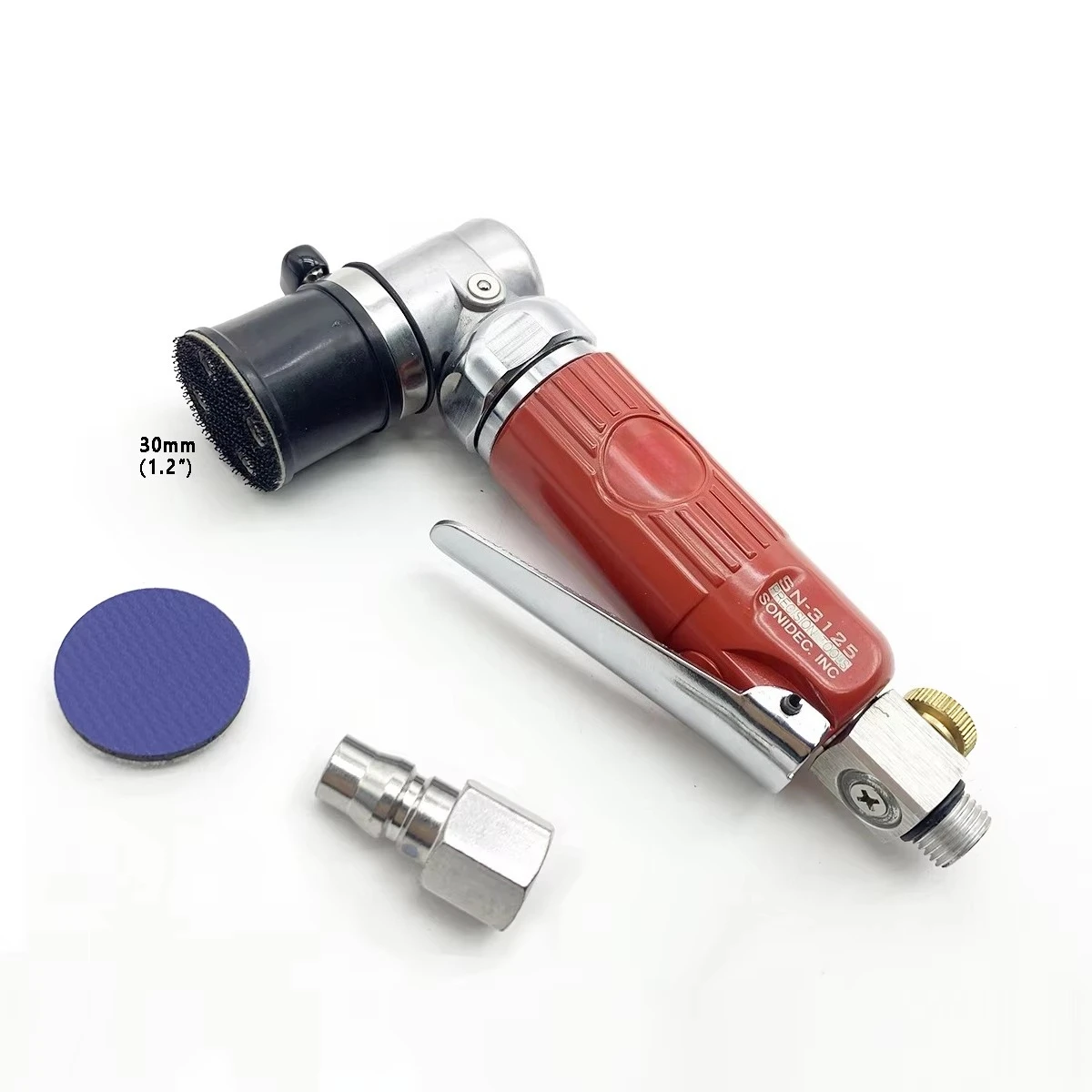 

High Quality 1.2 Inch Orbital Sander Spot Pneumatic Polishing Machine Tool 90 Degree Point Polisher