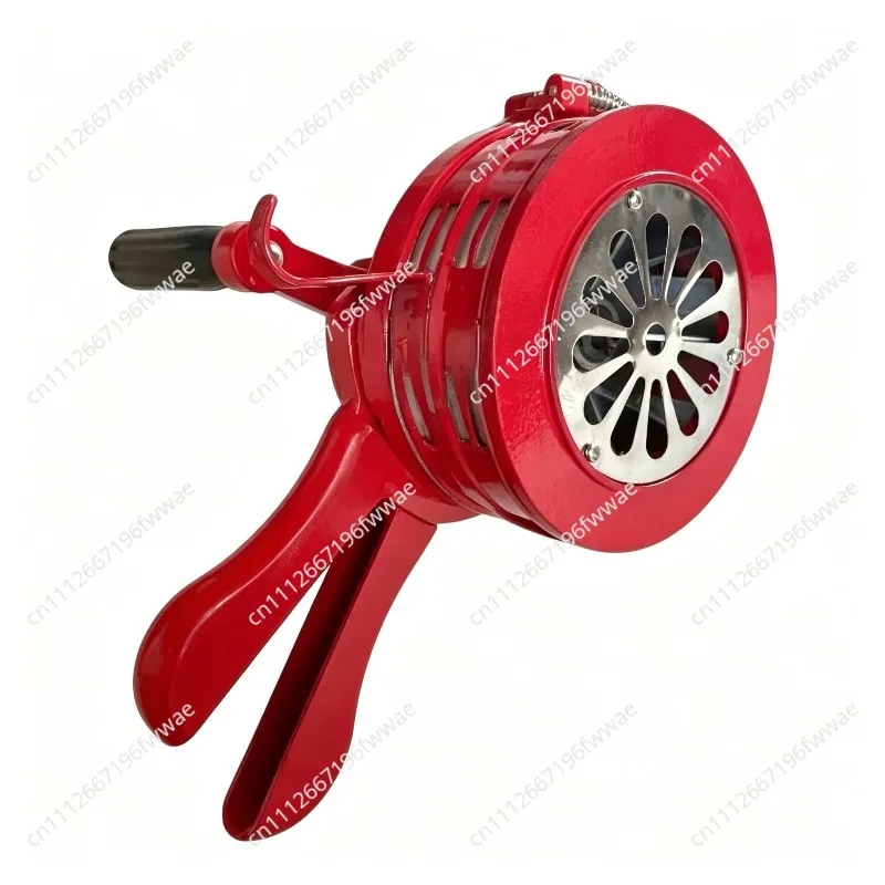 For Fire Fighting Equipment Hand Crank Alarm SY-100P Portable Aluminum Alloy Fire Defense Drill Buzzer Siren