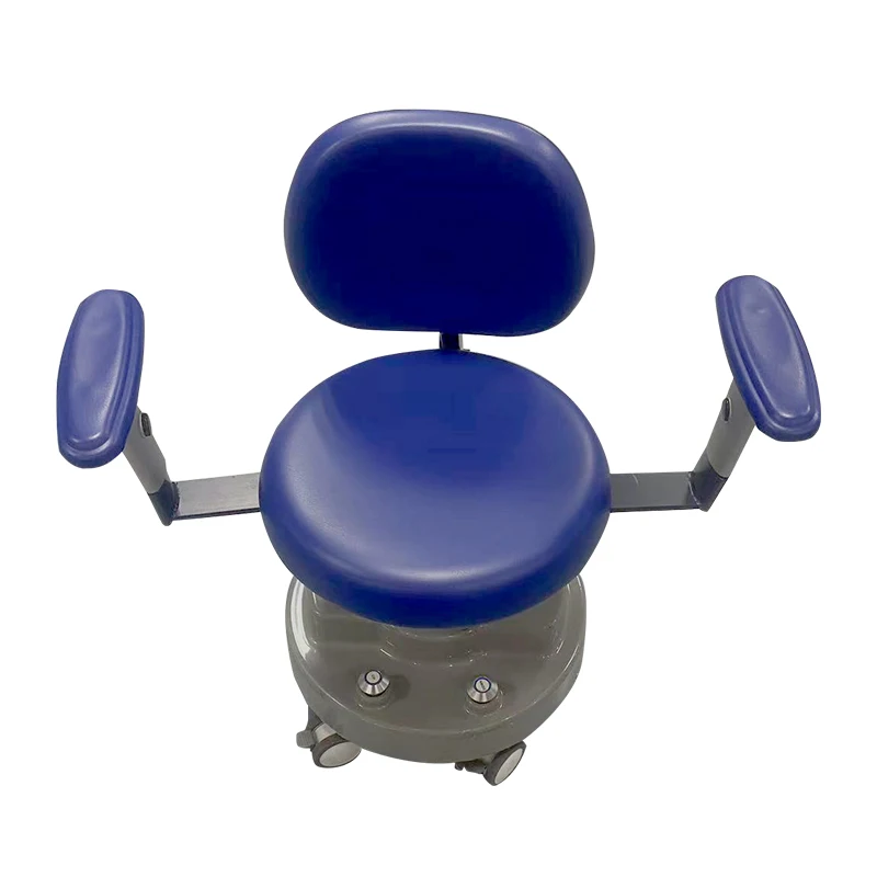 

Otolaryngology ophthalmologist chair with adjustable armrests and backrest, with battery, up and down blue mattress