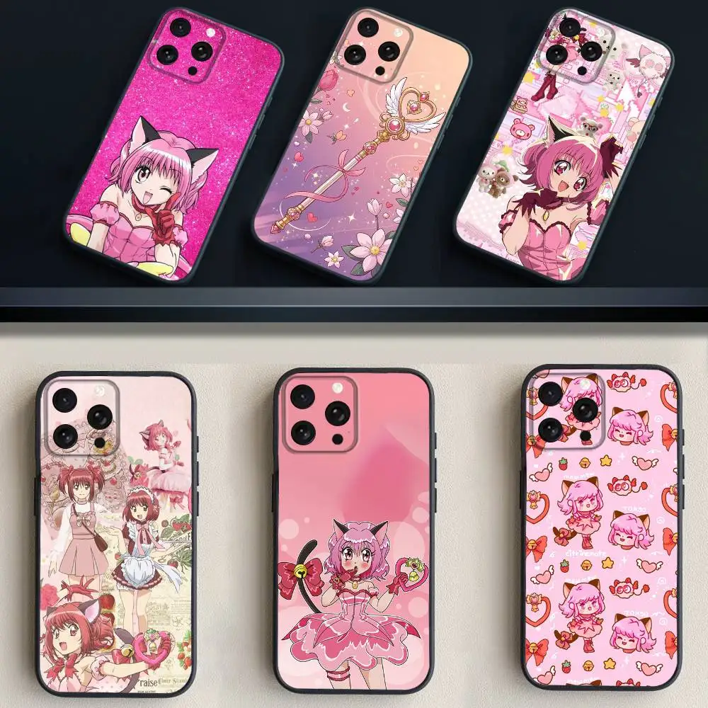 

Tokyo M-Mew Mew Phone Case For iPhone 17,16,15,14,13,12,11 Plus,Pro Max,XS,X,XR,SE,Mini,8,7,Soft Silicone Black Cover