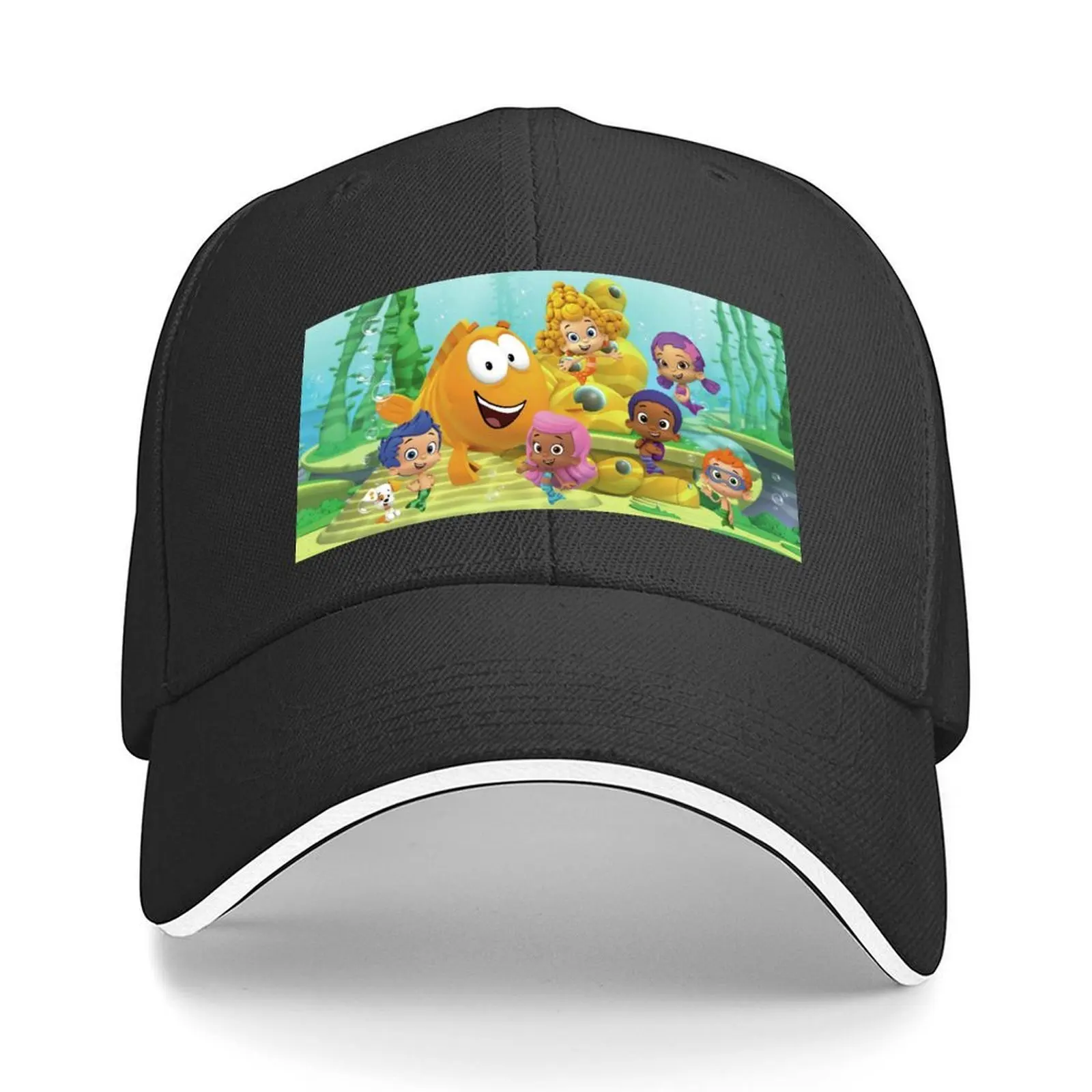 

Bubble Guppies Company Baseball Cap Luxury Brand Vintage cute western Hat Elegant Women's Hats Men's
