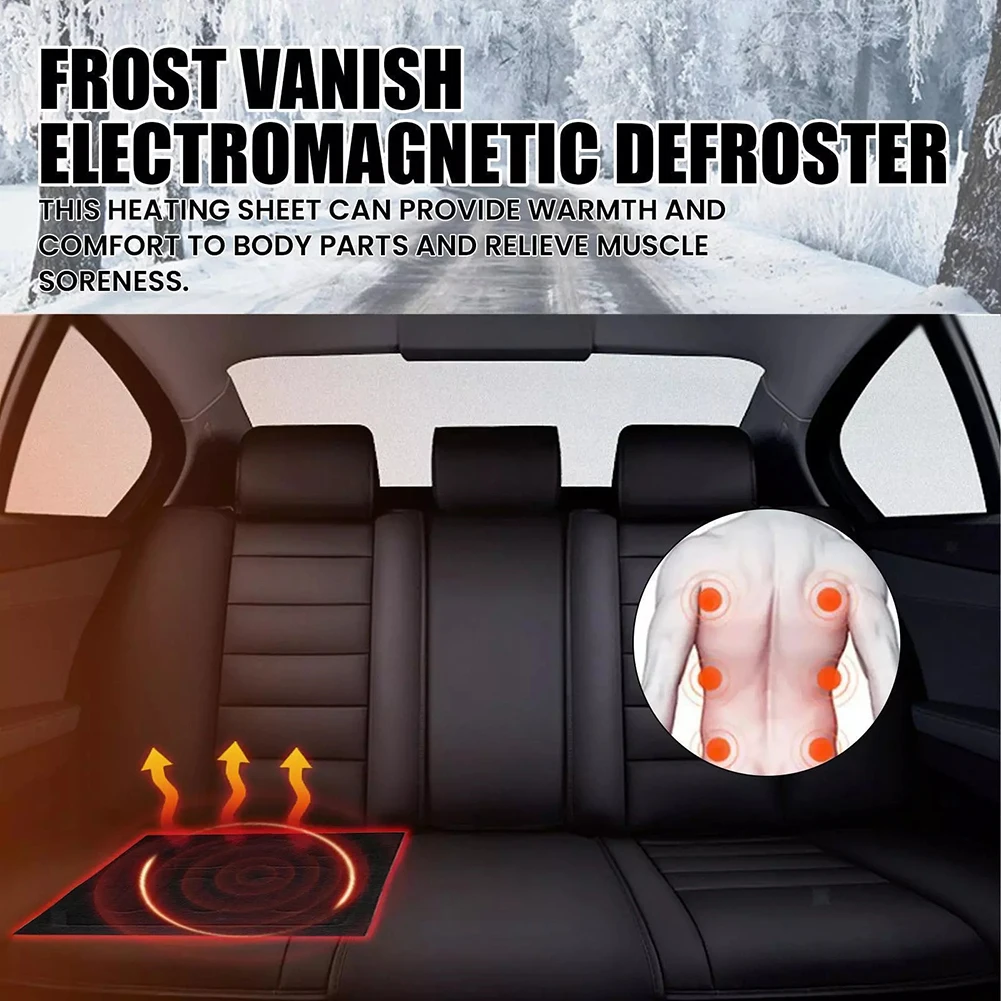 Winter Driving 10cmx8cm 3.94inchx3.15inch Car Heater Pad Car Heating Accessory Portable Heater Compact And Lightweight