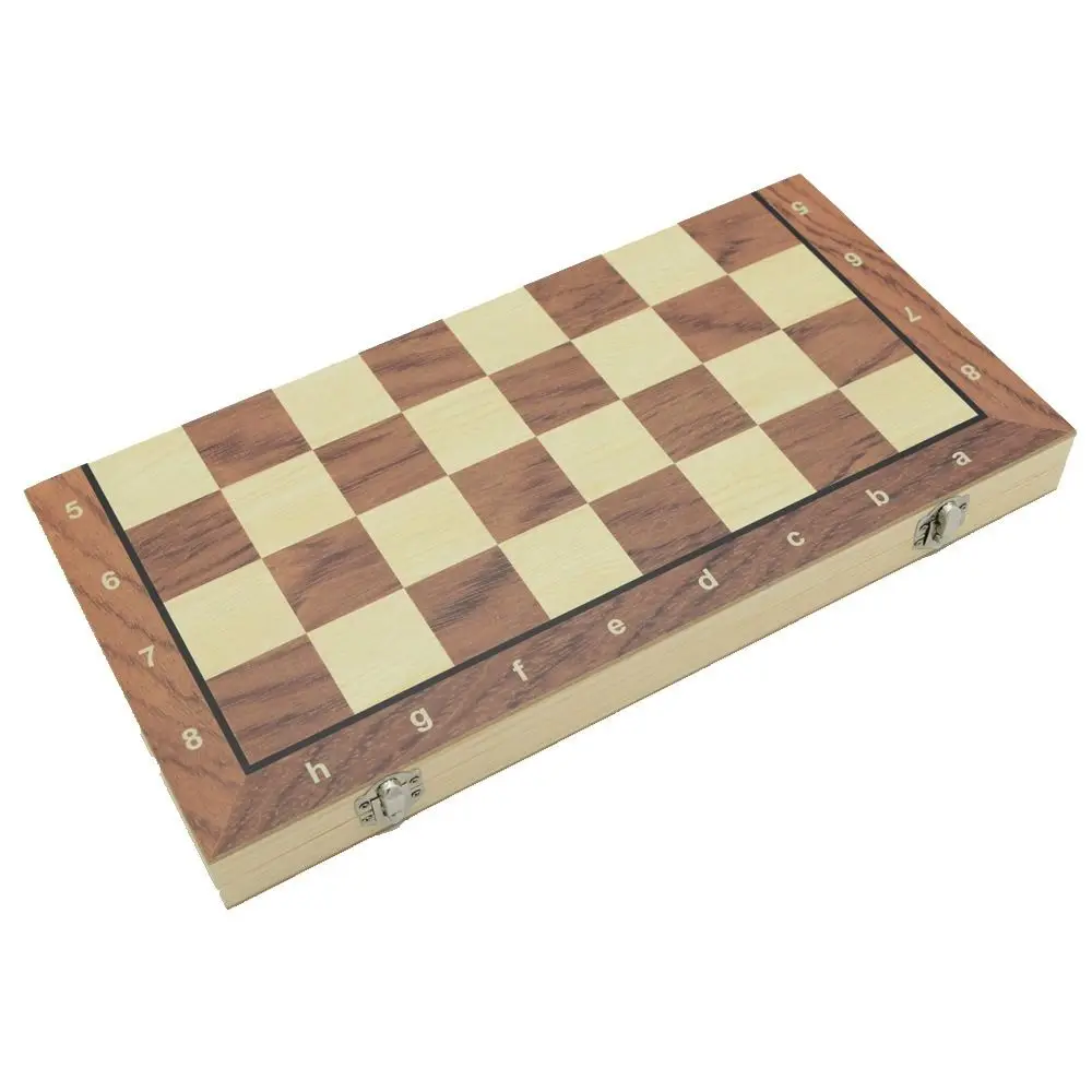 

Chessboard Solid Wooden International Chess Magnetic Standard Educational Chess Game Set Delicate Improve Intelligence
