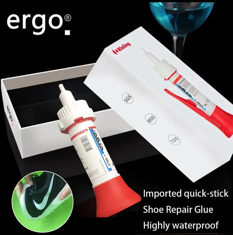 Shoe Repair Glue Switzerland Ergo 6700-1  Resin Powerful Waterproof Special Soft 502 Shoe Repair Glue