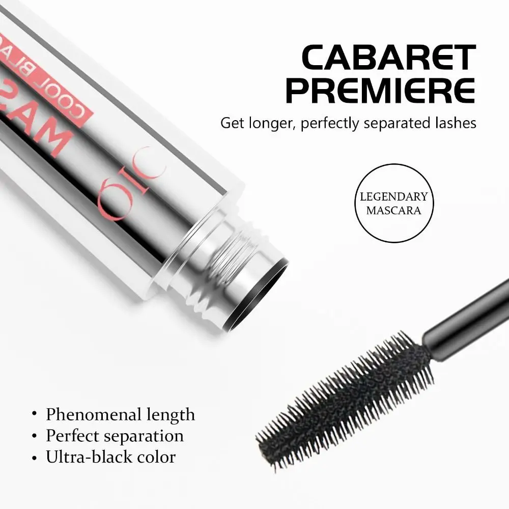 Mascara volume arricciante a lunga durata Mascara impermeabile 3D resistente al sudore Doppio in uno a prova di sbavature