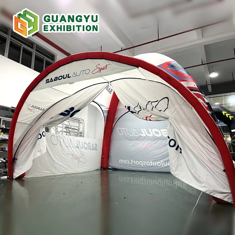 4x4m 5x5m 6x6m 7x7m Sun-proof Waterproof Event Party Inflatable Air-closed Gazebo Outdoor Canopy Airtight Tent Gazebo Marquee