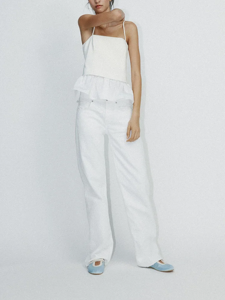 Wiosenna nowość: damski wyszczuplający top z jedwabiu, prosty kołnierzyk, uniwersalny, do pracy, 100% inne materiały.