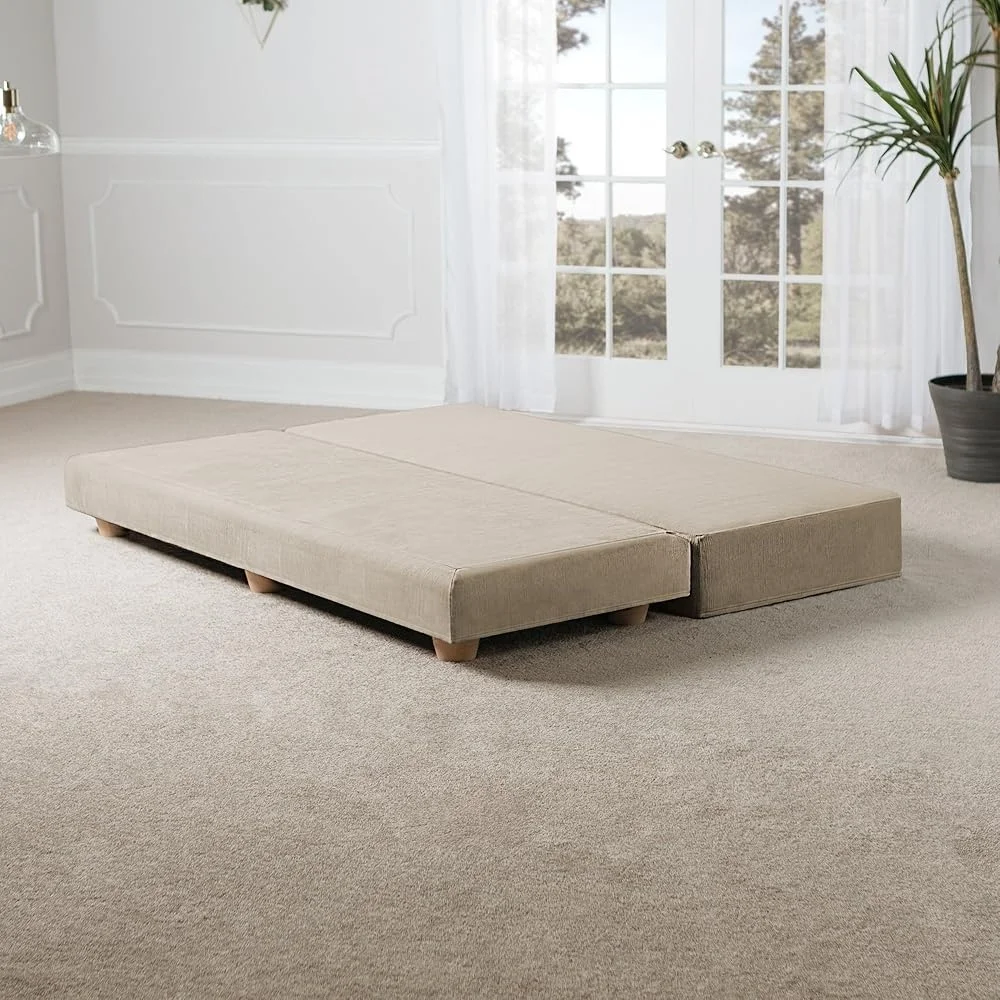 Alon Daybed Pieghevole Letto Queen Size Materasso Divano Letto Modulare Comodo Mobili per la Casa Copertura in Velluto Rinforzo Rimovibile