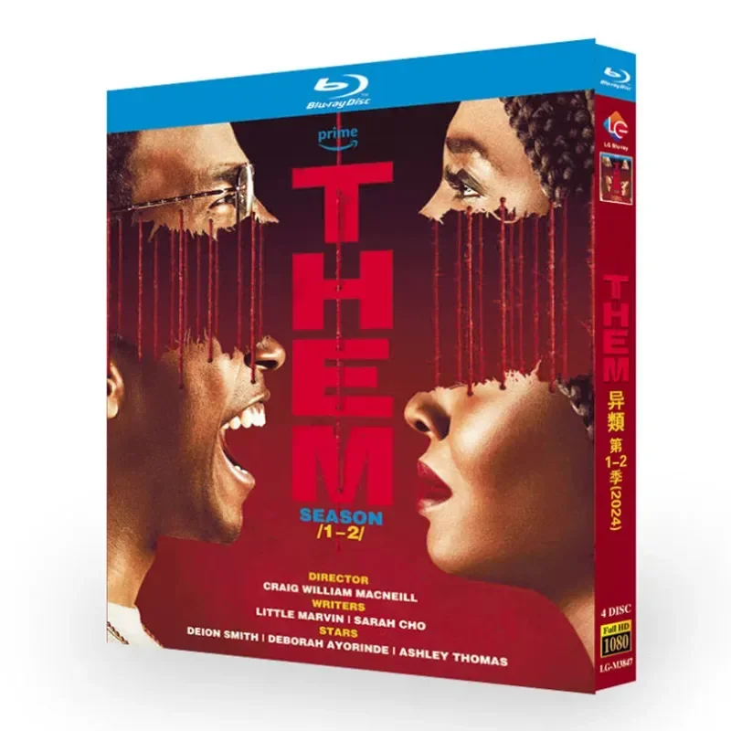 

BD Blu-ray Disc Them/Alien Seasons 1-2 US TV Series 1080p Box Set with Chinese and English Subtitles