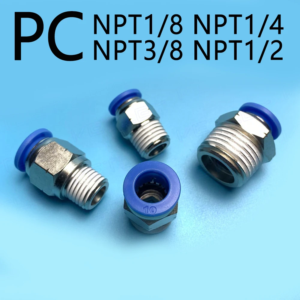 PC Pneumatic Quick Coupling American Standard External Thread NPT 1/8 