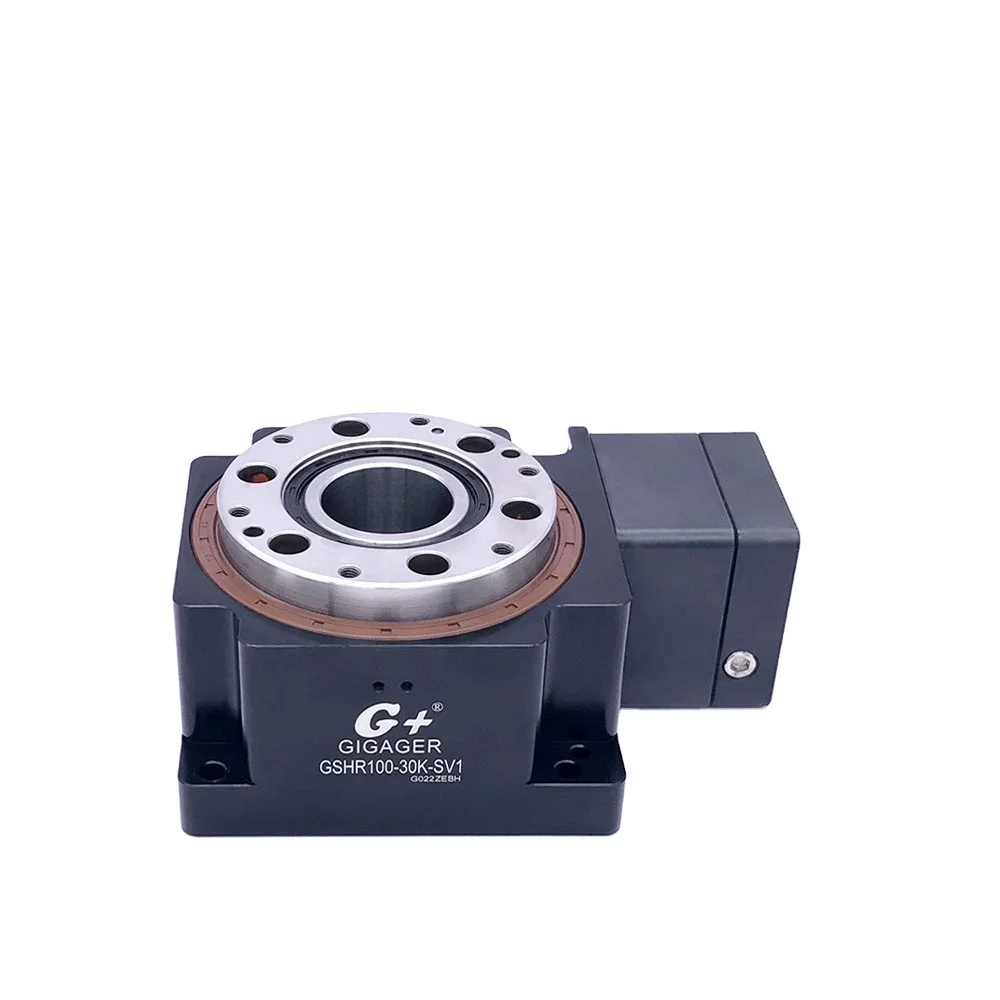 

G+ 100mm High Precision Low Backlash Hypoid Gear Hollow Rotating Shaft for Servo Stepper Motor Hollow Rotary Table