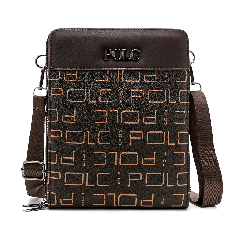 

Высококачественная дизайнерская мужская сумка через плечо, деловая повседневная вертикальная сумка для хранения на одно плечо