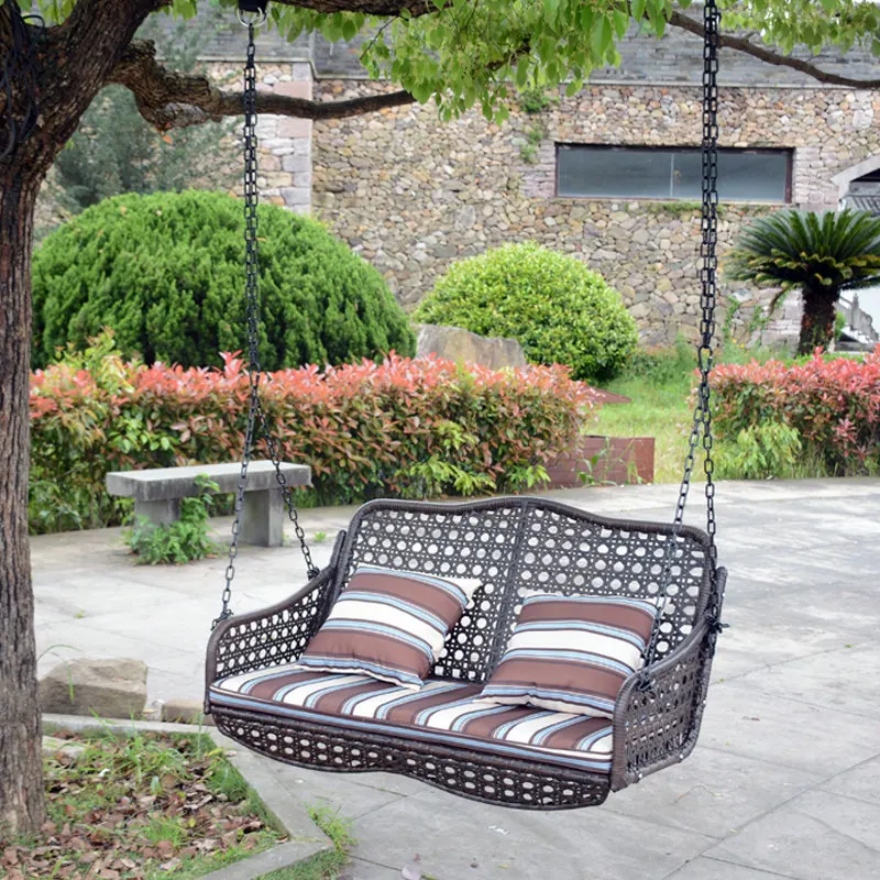 

Outdoor Swing Hanging Chair Courtyard Garden Outdoor Balcony Hanging Basket Indoor and Outdoor Adult Swing Rocking Chair Double